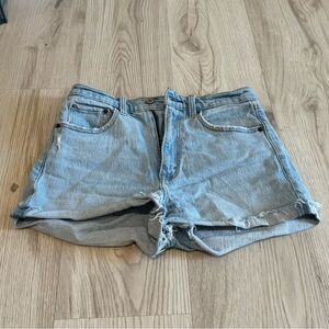 Abercrombie and fitch light denim shorts
